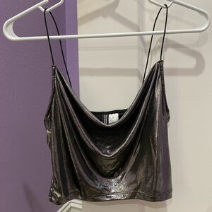Metallic Crop Top - XS